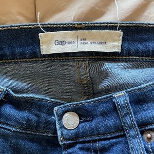Gap Real Straight Jeans.